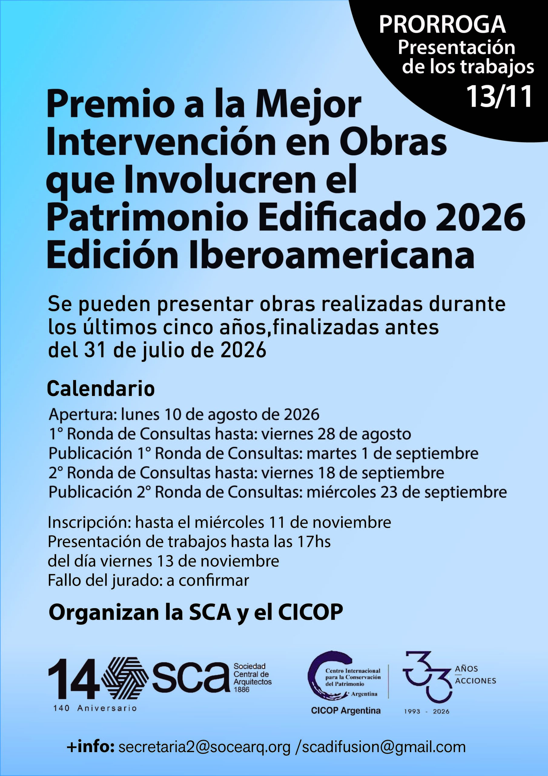 ƒlyer_SCA_CICOP2026_33 AÑOS